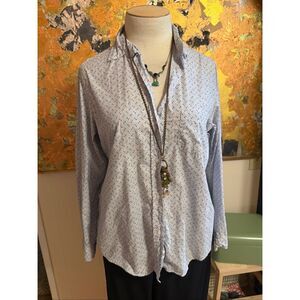 Grayson The Hero 100% Cotton Red & Blue Pin Striped Women’s Top 4-L